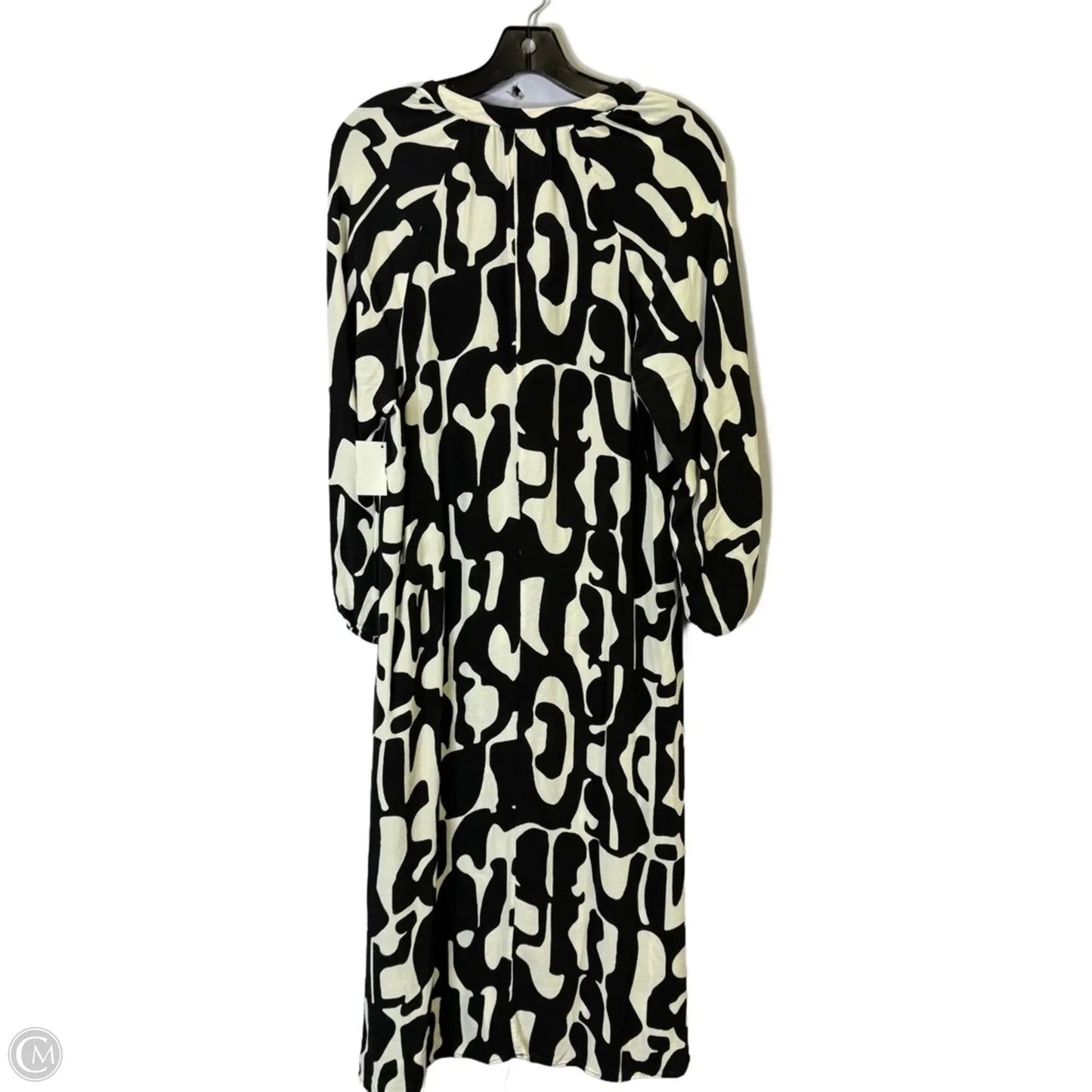 Dress Casual Maxi By Zara In Black & White, Size: S