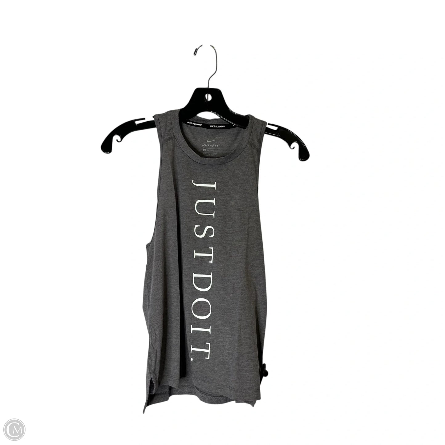 Athletic Tank Top By Nike Apparel In Grey, Size: Xs