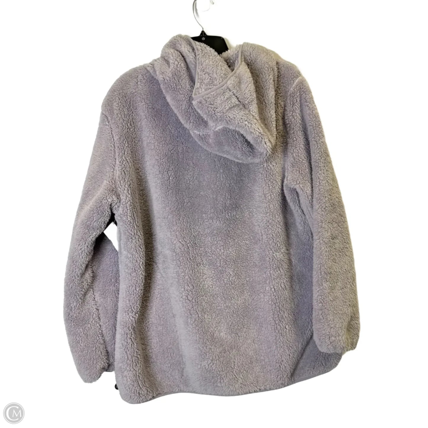 Athletic Jacket By Reebok In Purple, Size: Xl