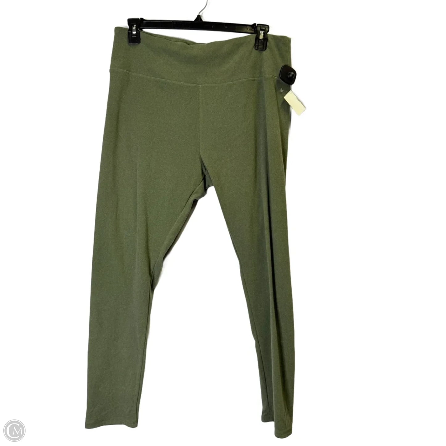 Pants Leggings By Clothes Mentor In Green, Size: 1x