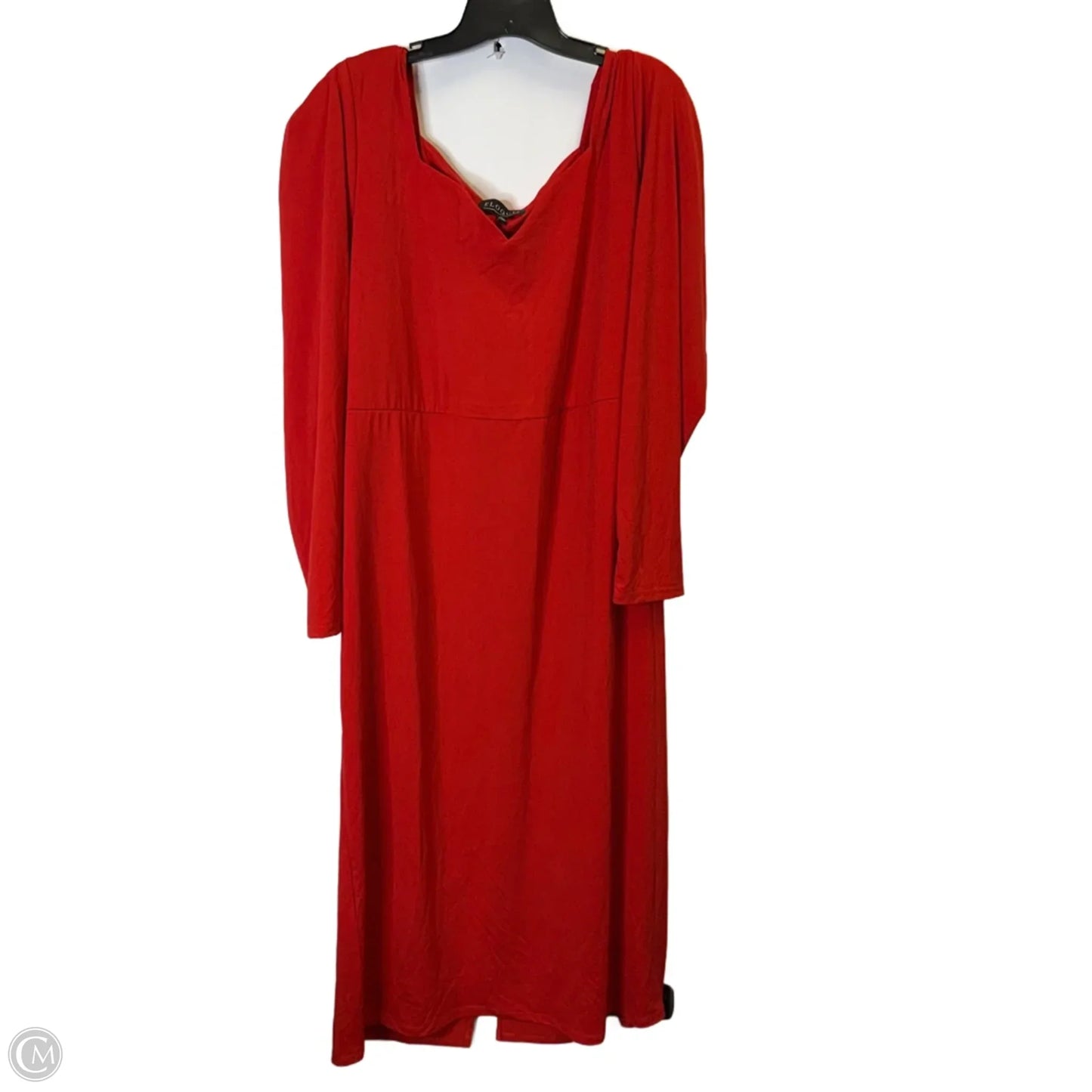 Dress Casual Maxi By Eloquii In Red, Size: 22