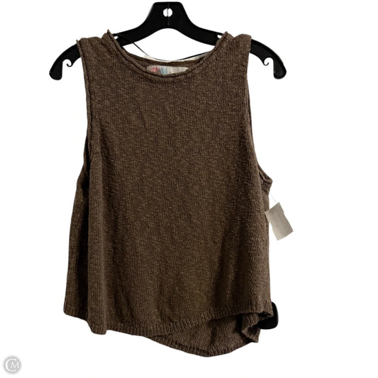 Top Sleeveless By Free People In Brown, Size: Xs