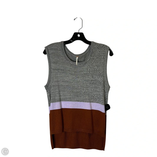Top Sleeveless By Free People In Grey, Size: M