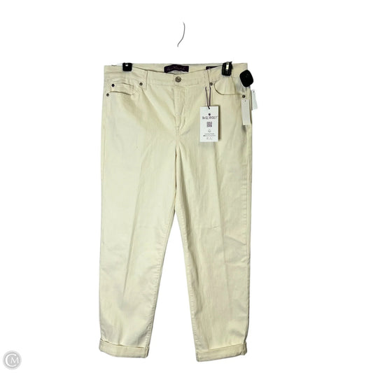 Jeans Boyfriend By Gloria Vanderbilt In Cream, Size: 12