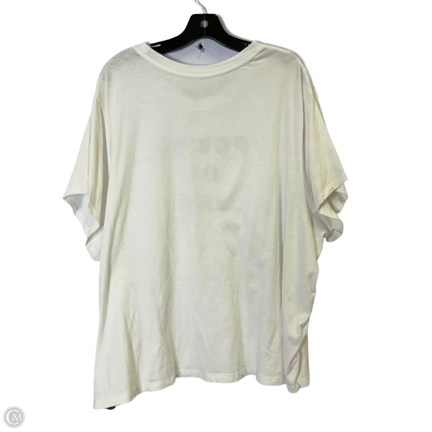 Athletic Top Short Sleeve By Athleta In White, Size: 3x