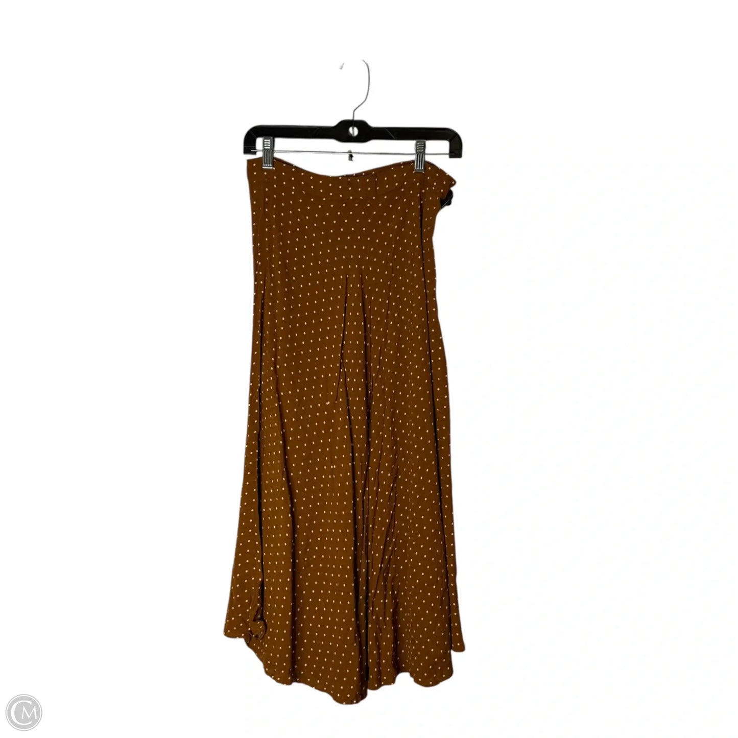 Skirt Maxi By H&m In Polkadot Pattern, Size: 8