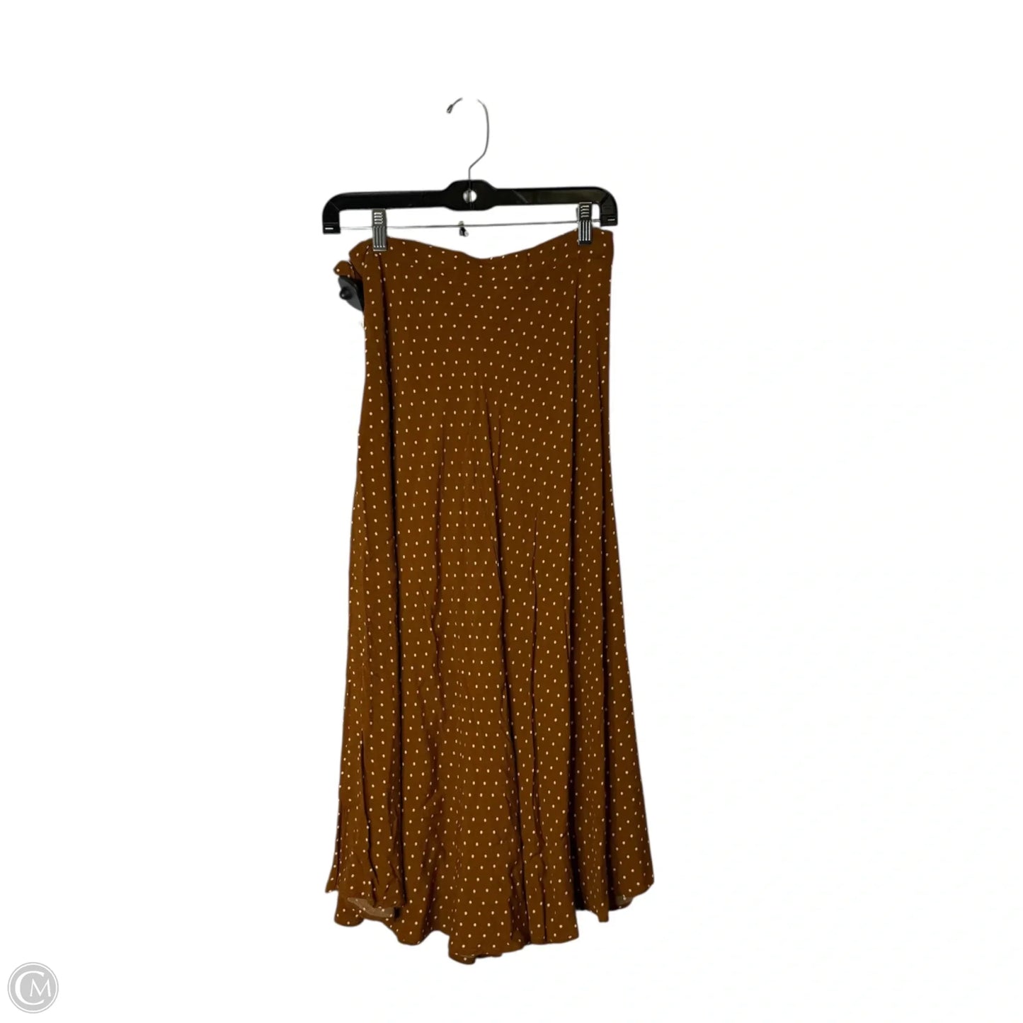Skirt Maxi By H&m In Polkadot Pattern, Size: 8