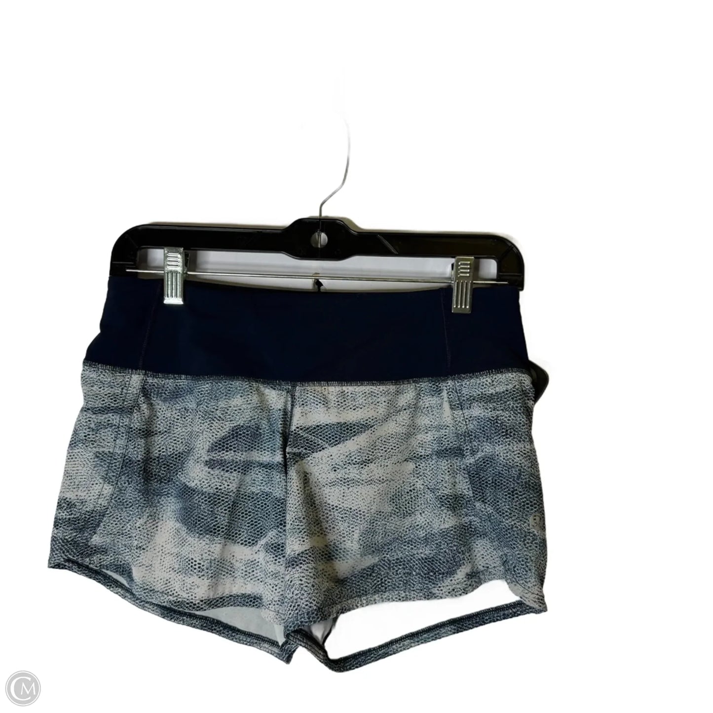 Athletic Shorts By Lululemon In Blue, Size: 4