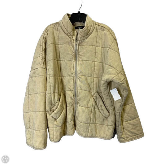 Jacket Puffer & Quilted By Forever 21 In Cream, Size: L