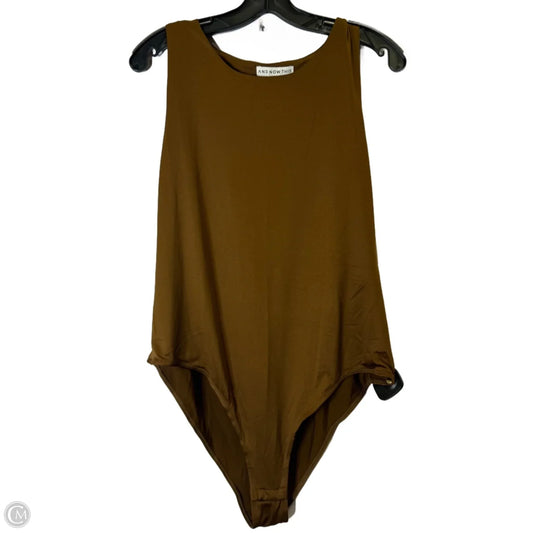 Bodysuit By And Now This In Brown, Size: Xl
