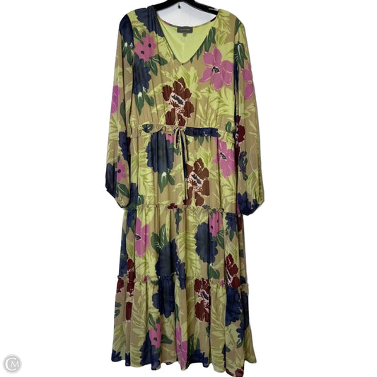 Dress Casual Maxi By Clothes Mentor In Green, Size: L