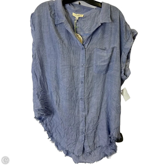 Top Sleeveless By Umgee In Blue, Size: 1x