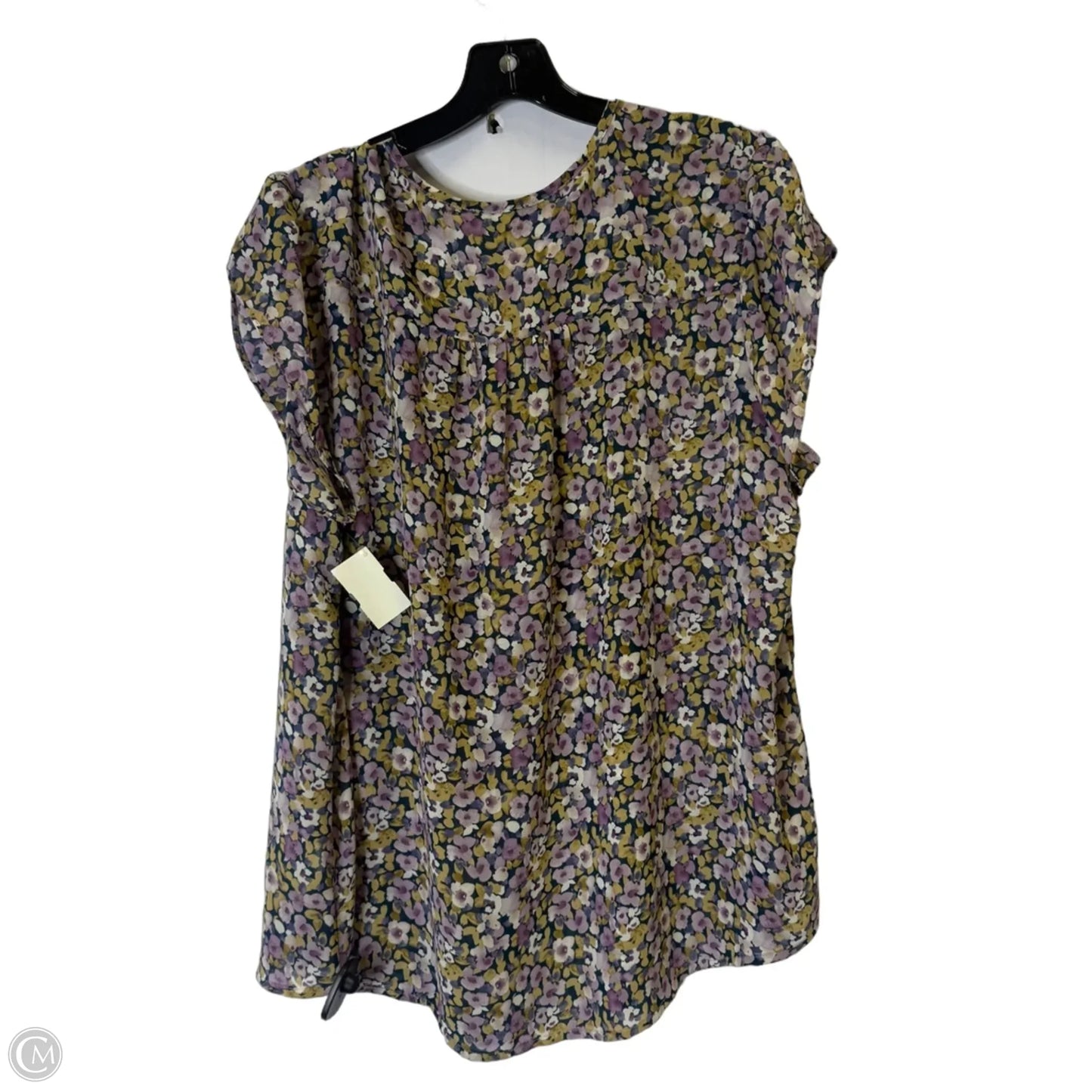 Top Sleeveless By Monday Fun In Floral Print, Size: 1x