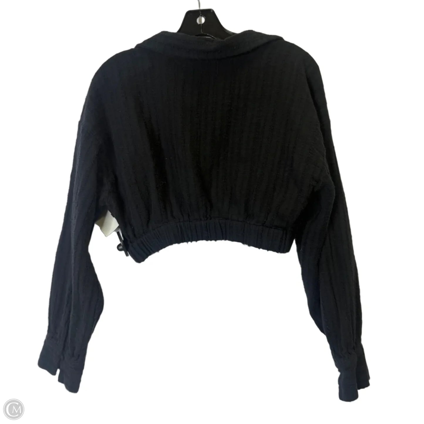 Top Long Sleeve By Free People In Black, Size: S