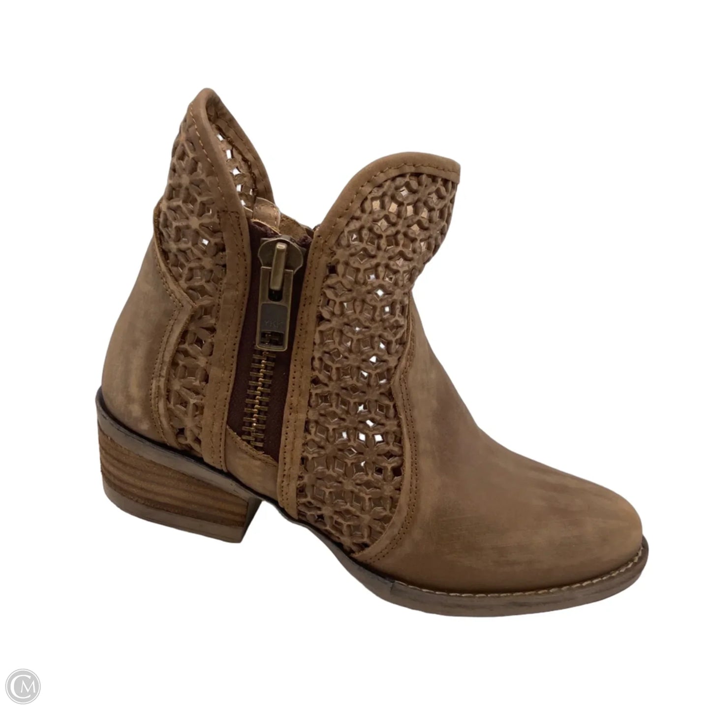 Boots Western By Clothes Mentor In Tan, Size: 7