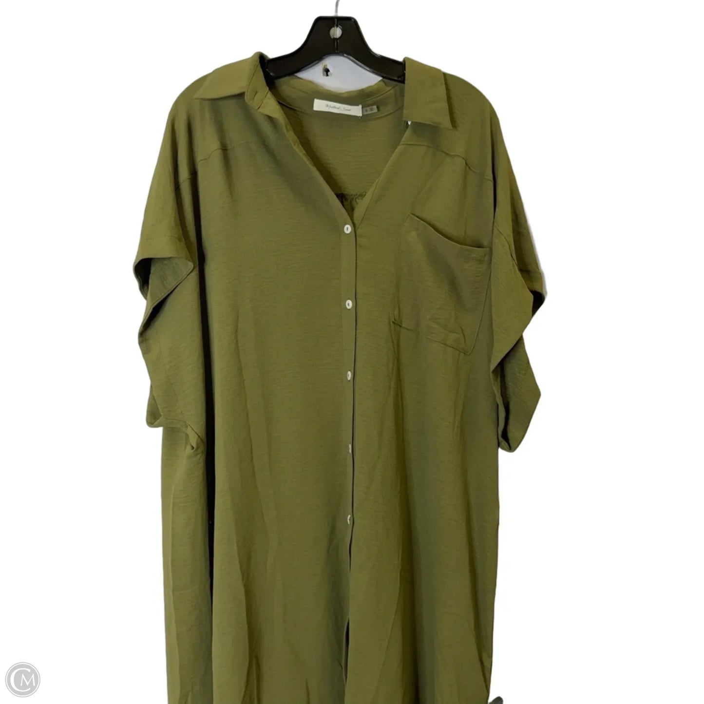 Dress Casual Midi By Mustard Seed In Green, Size: S