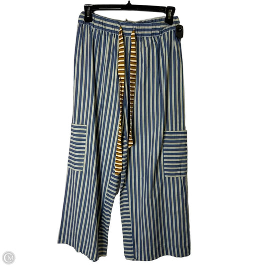 Pants Wide Leg By Clothes Mentor In Striped Pattern, Size: L
