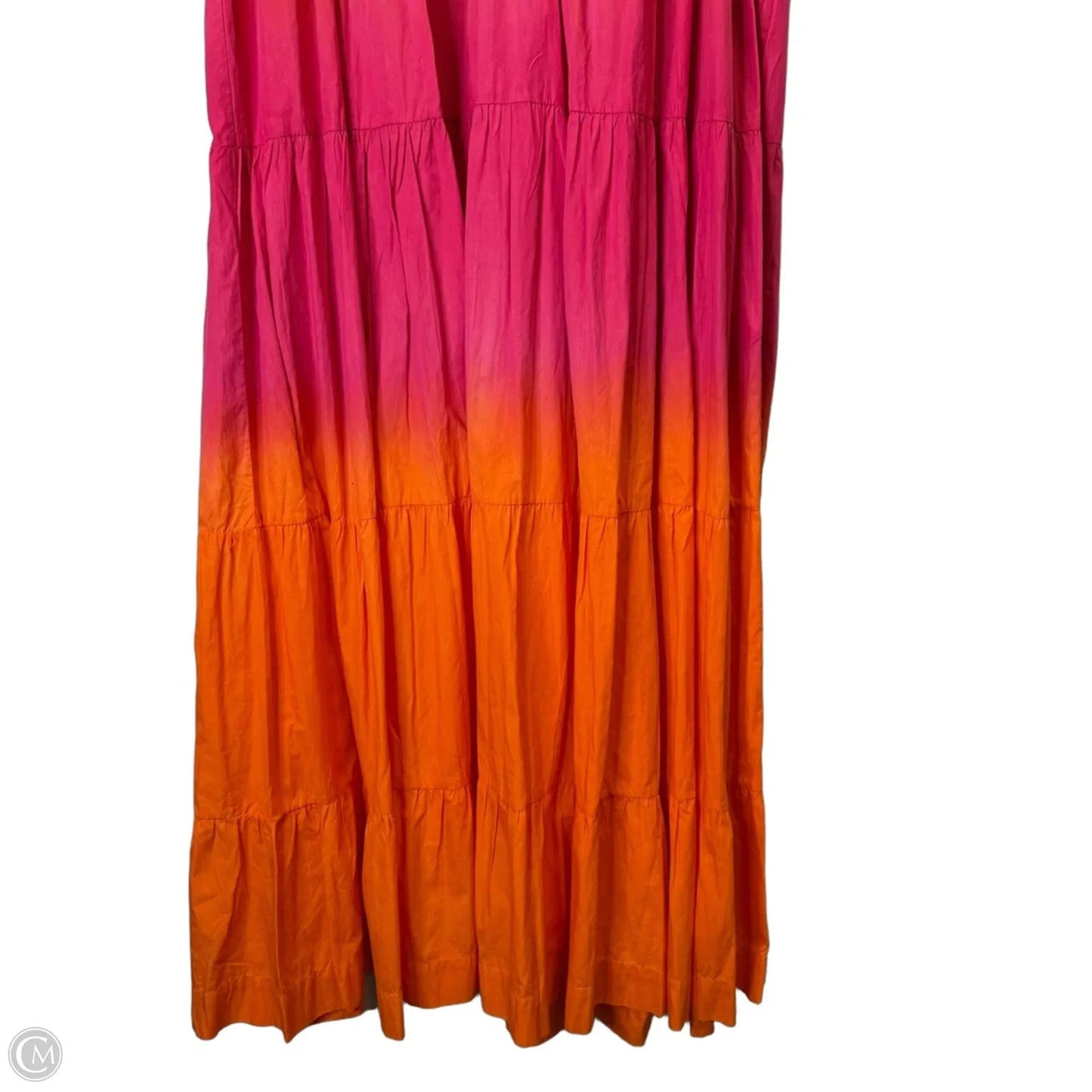 Dress Casual Maxi By Cma In Orange & Pink, Size: L