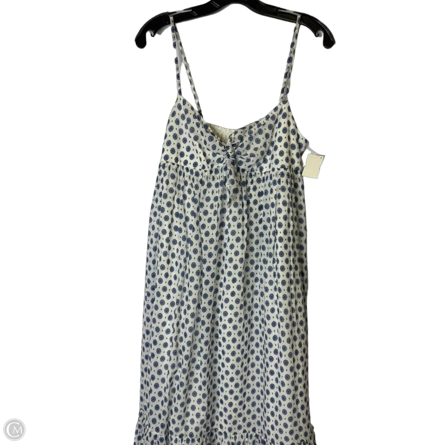 Dress Casual Midi By J. Crew In Blue & White, Size: S