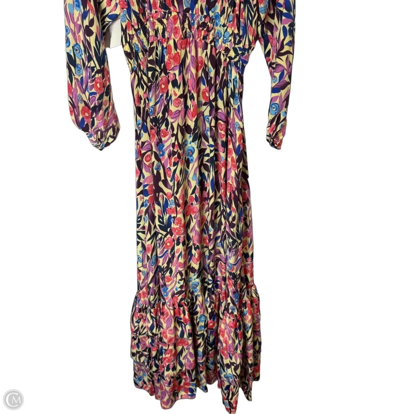 Dress Casual Maxi By Clothes Mentor In Pink & Purple, Size: S