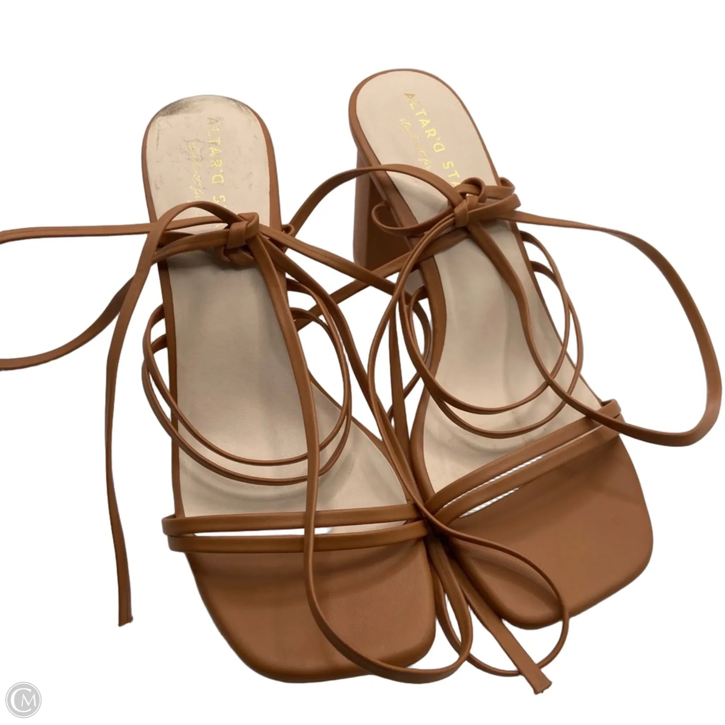 Shoes Heels Block By Altard State In Tan, Size: 10