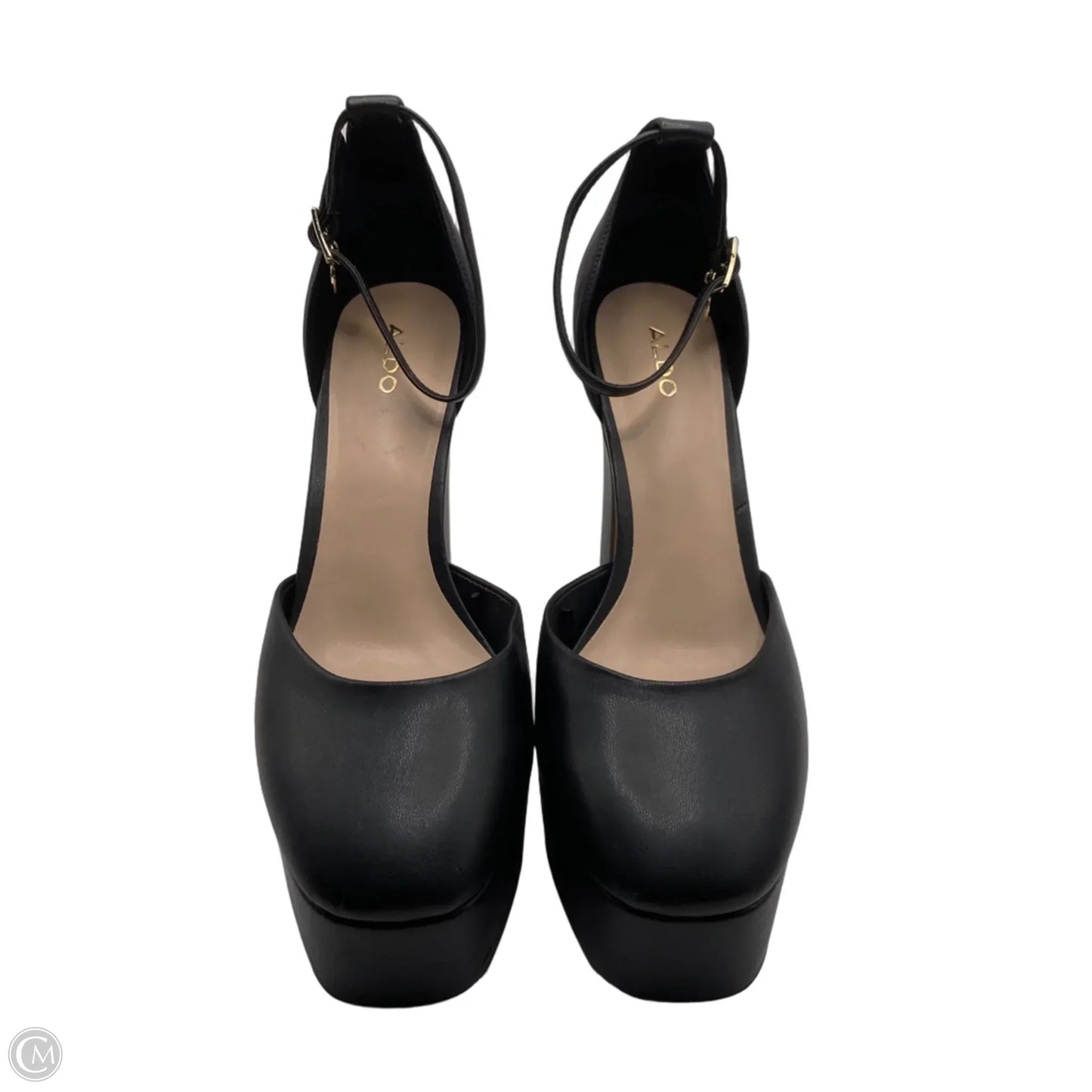 Shoes Heels Block By Aldo In Black, Size: 11