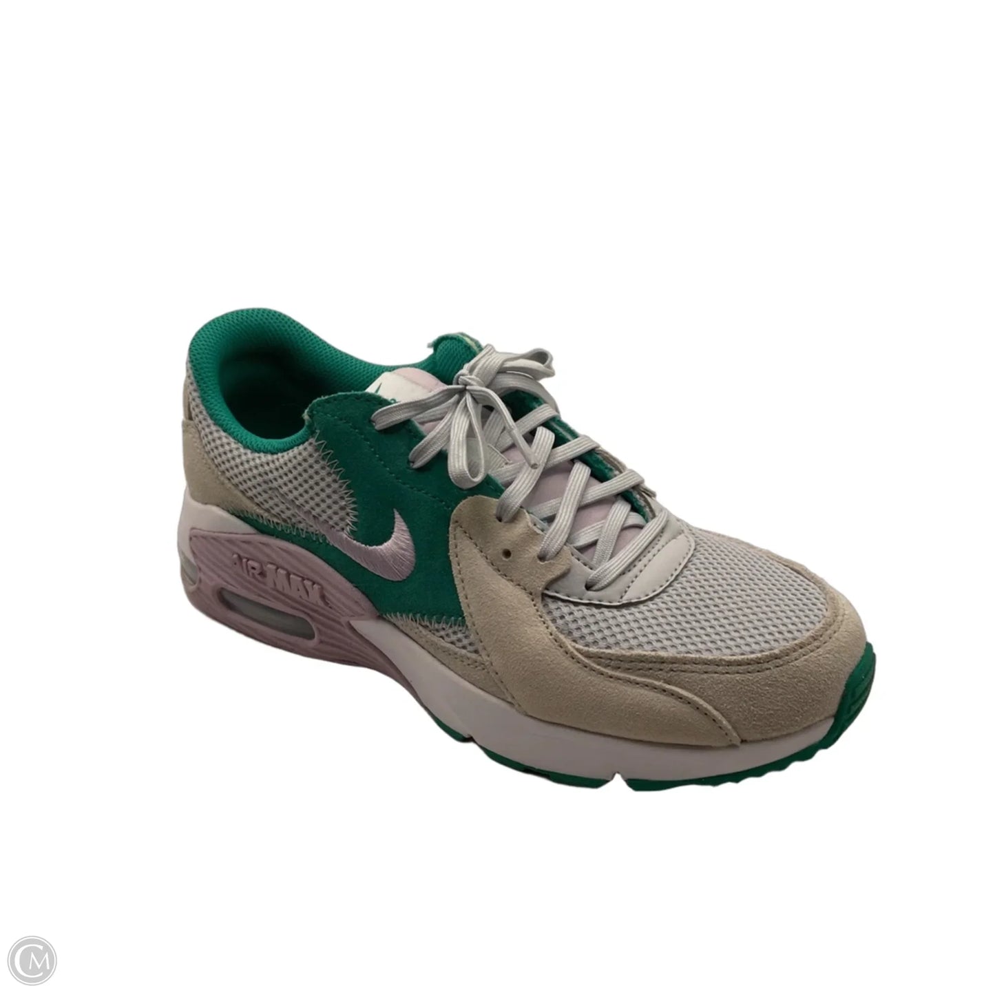 Shoes Sneakers By Nike In Green & Purple, Size: 8