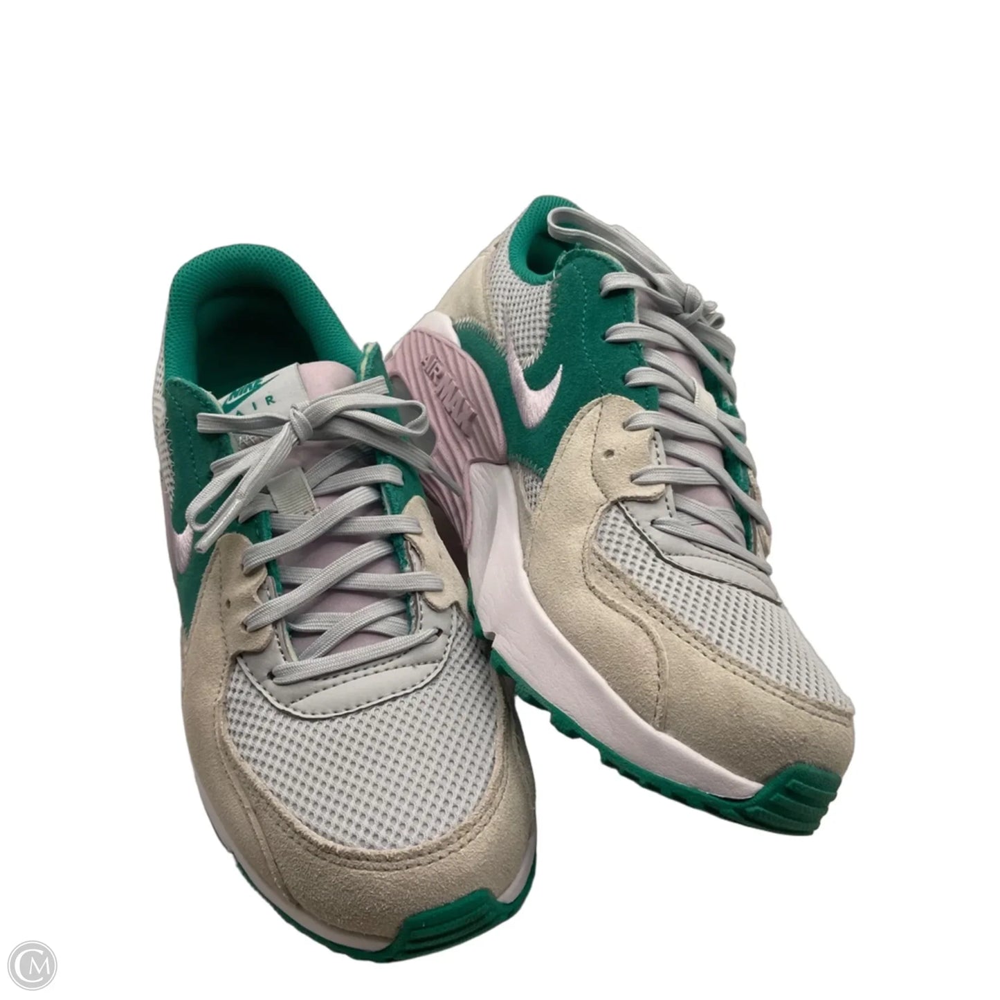 Shoes Sneakers By Nike In Green & Purple, Size: 8