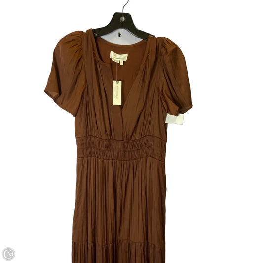 Dress Party Long By Anthropologie In Brown, Size: S