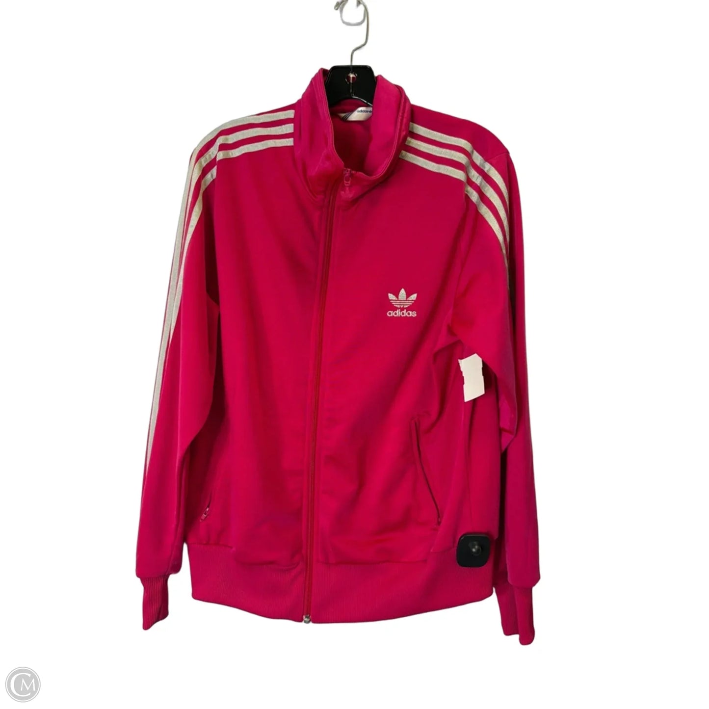 Athletic Jacket By Adidas In Pink, Size: Xl