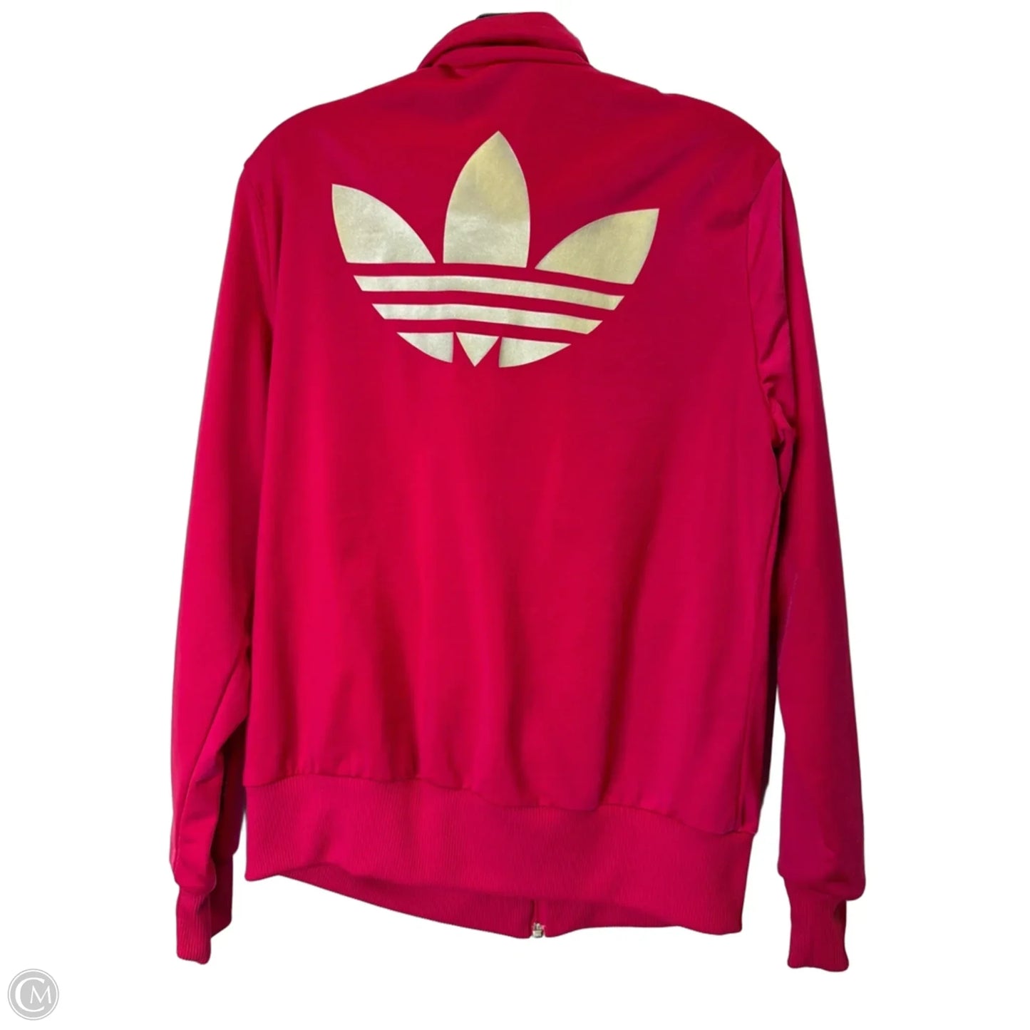 Athletic Jacket By Adidas In Pink, Size: Xl