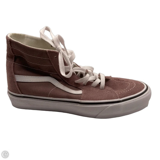 Shoes Sneakers By Vans In Mauve, Size: 9