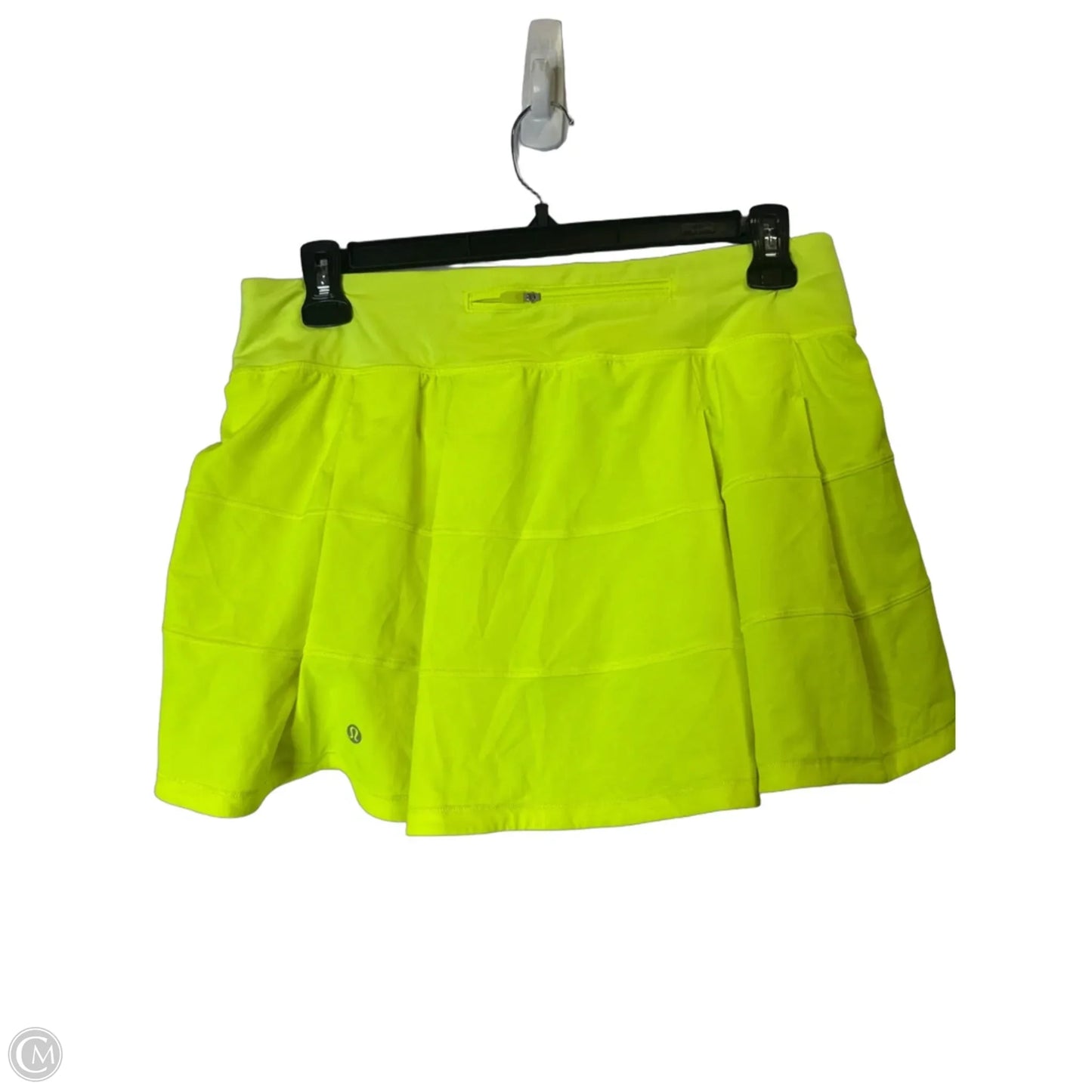 Athletic Skort By Lululemon In Yellow, Size: 10