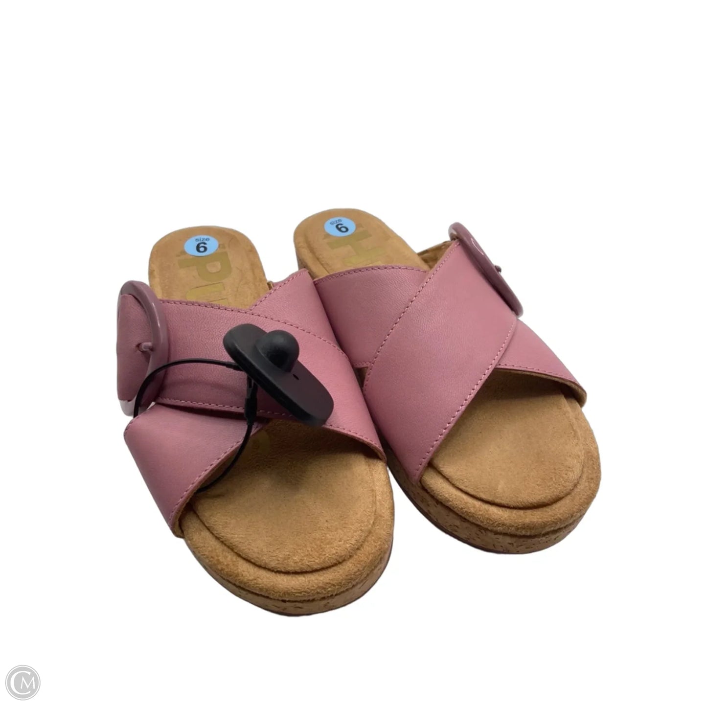 Sandals Flats By Hush Puppies In Pink, Size: 6