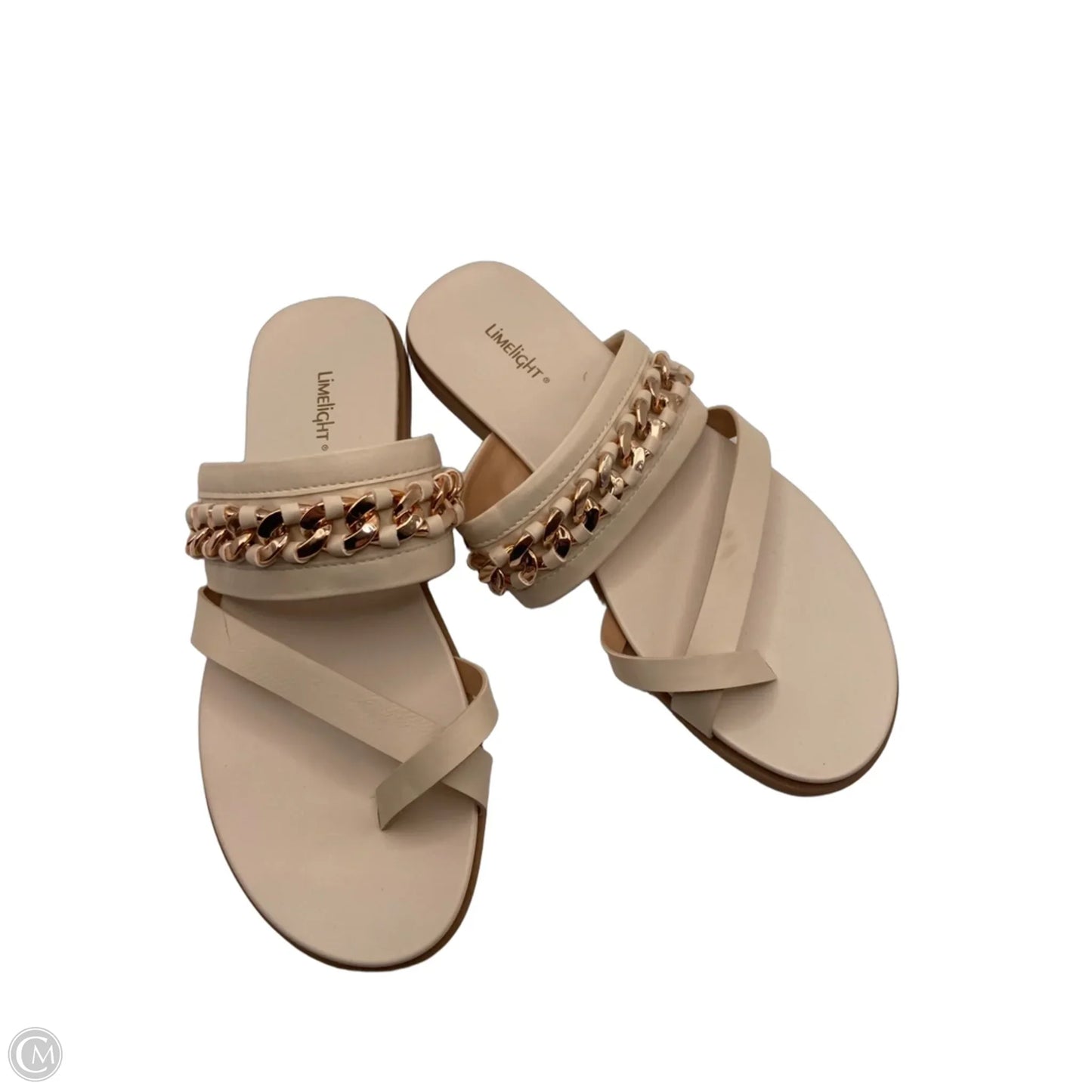 Sandals Flats By Limelight In Cream, Size: 8