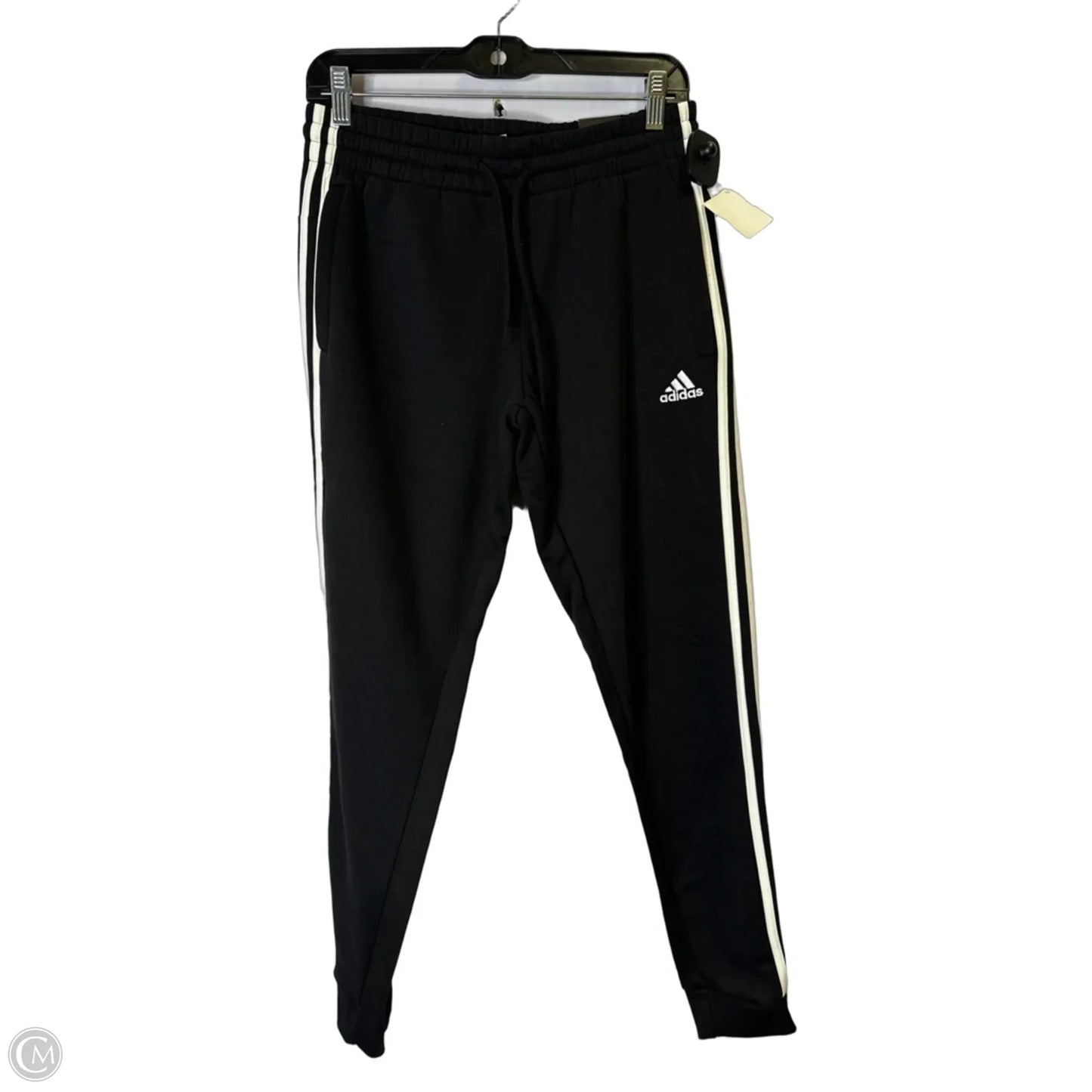 Athletic Pants By Adidas In Black, Size: M