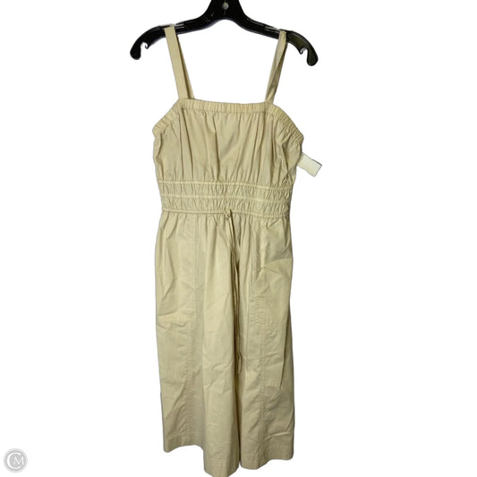 Dress Casual Midi By Universal Thread In Cream, Size: M