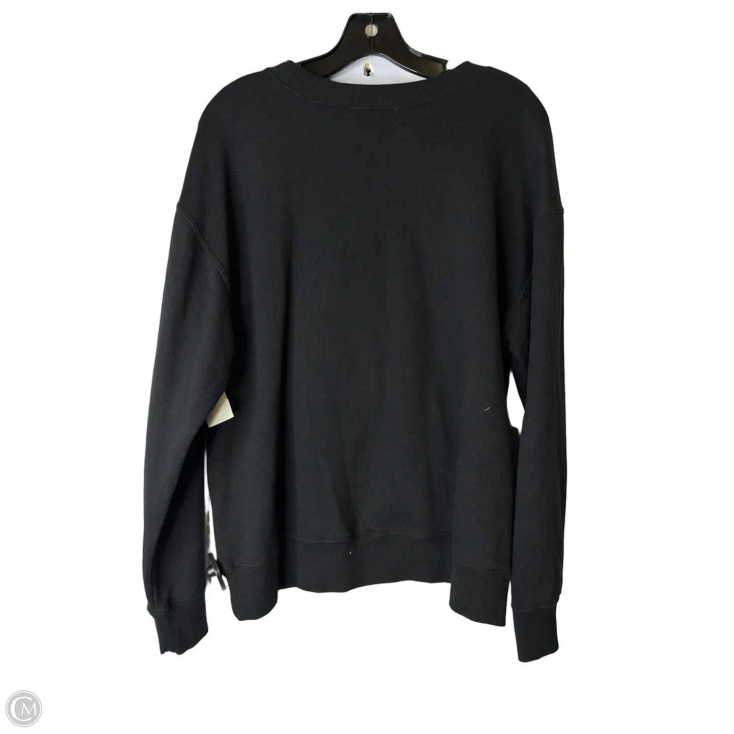 Sweatshirt Crewneck By Forever 21 In Black, Size: Xl