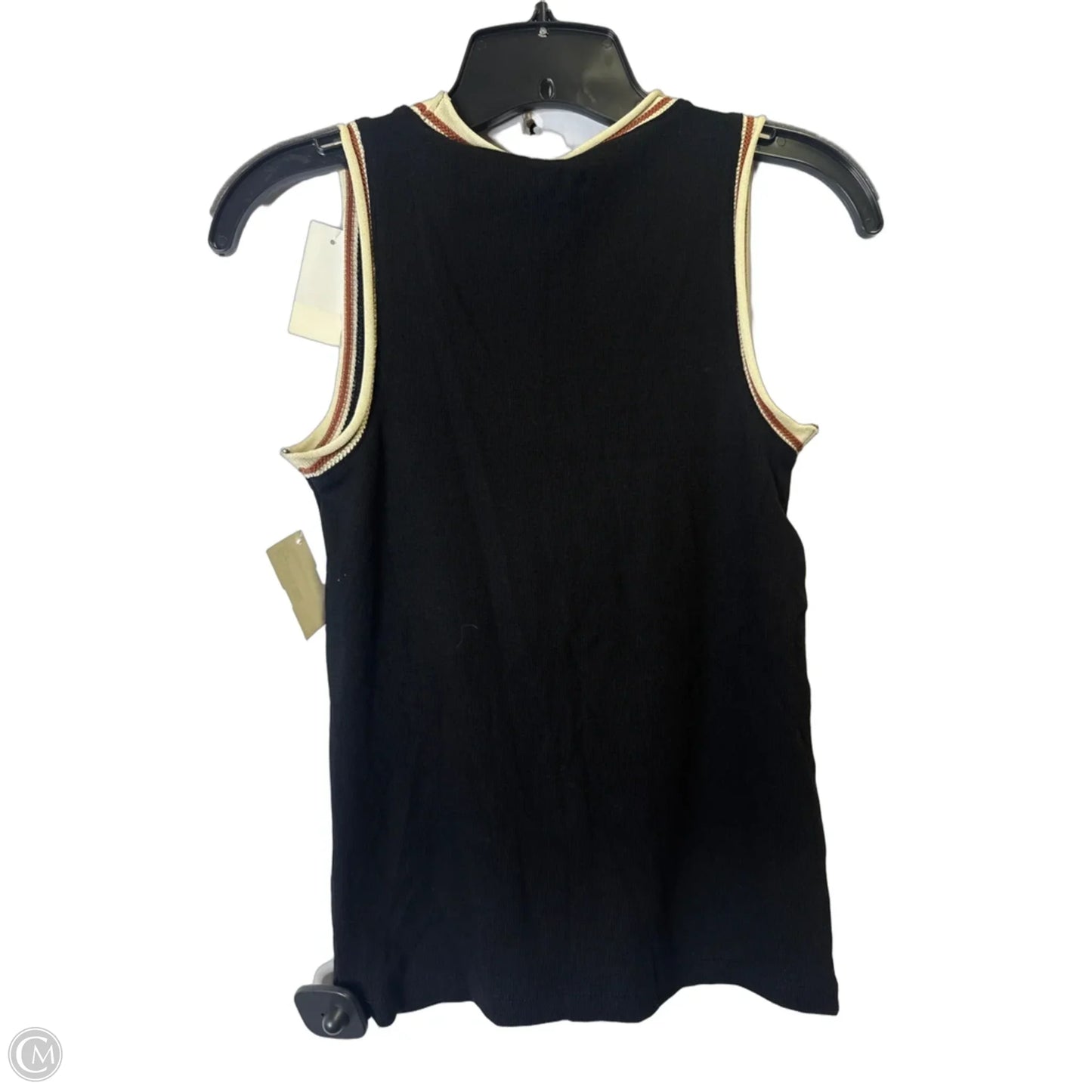 Top Sleeveless By Loft In Black, Size: S