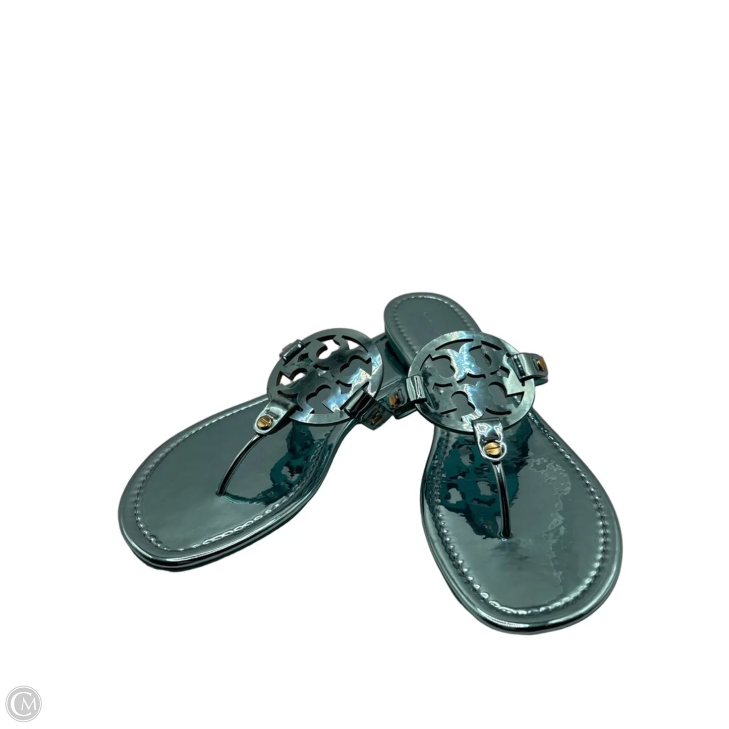 Sandals Designer By Tory Burch In Blue, Size: 11