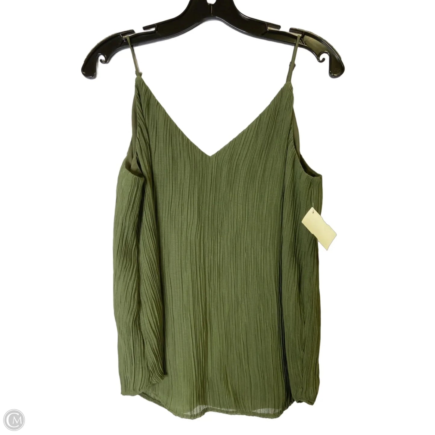 Top Sleeveless By Express In Green, Size: S