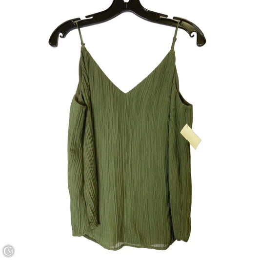 Top Sleeveless By Express In Green, Size: S
