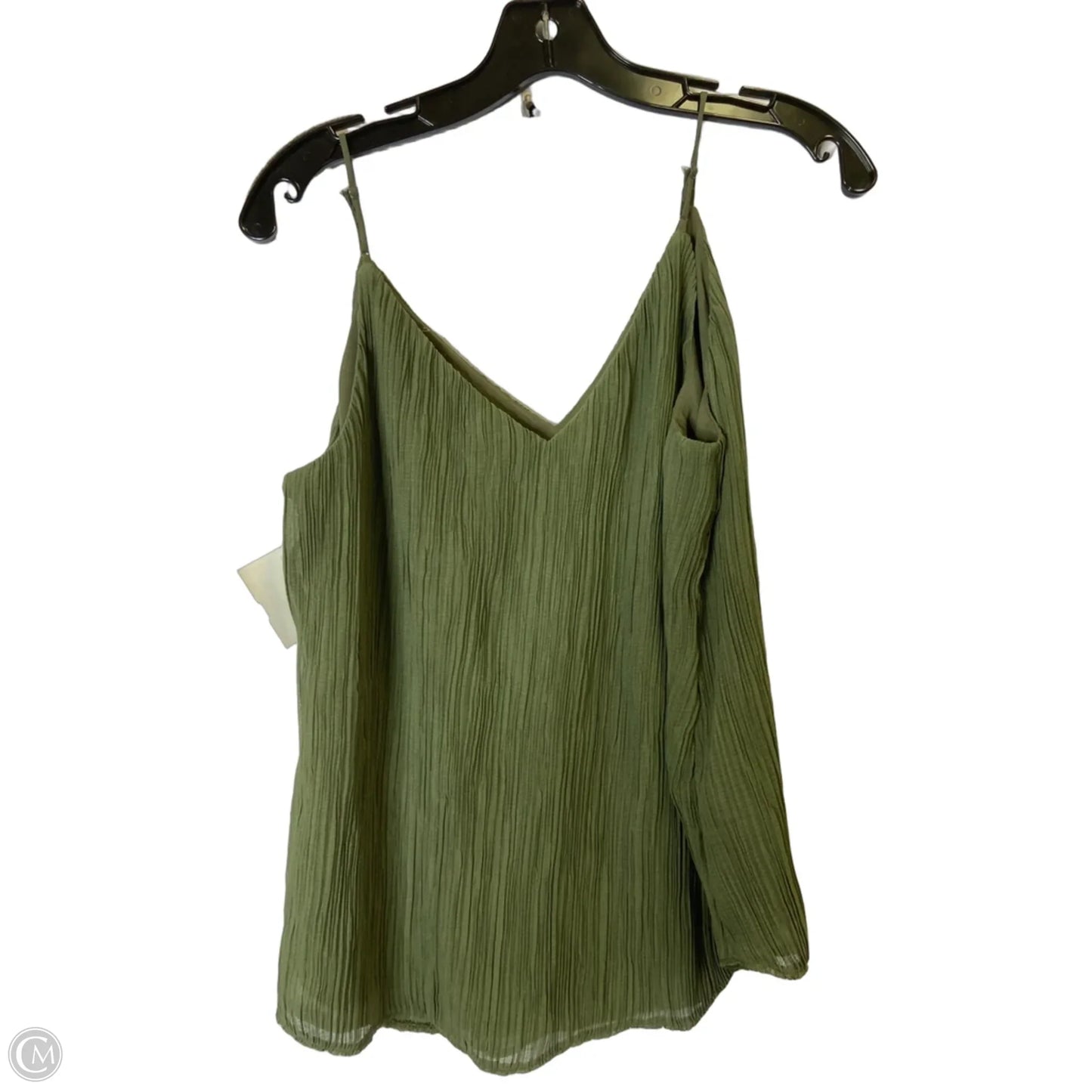 Top Sleeveless By Express In Green, Size: S