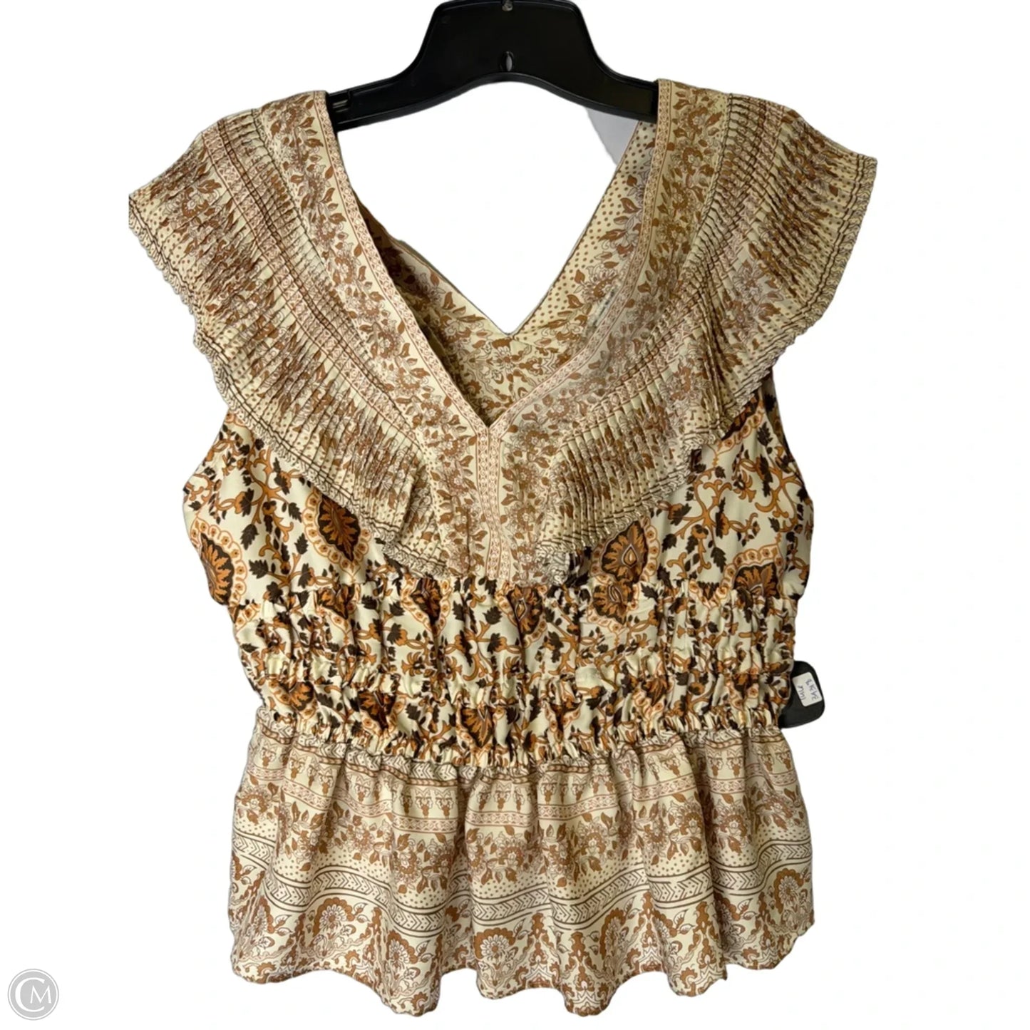 Top Sleeveless By Rachel Zoe In Orange, Size: M