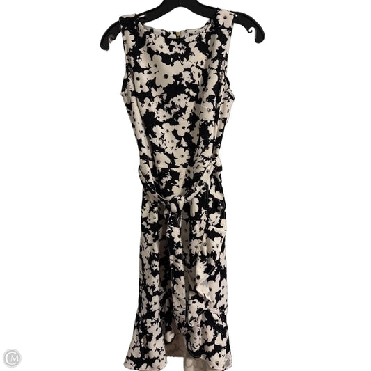 Dress Work By Calvin Klein In Black & White, Size: 4