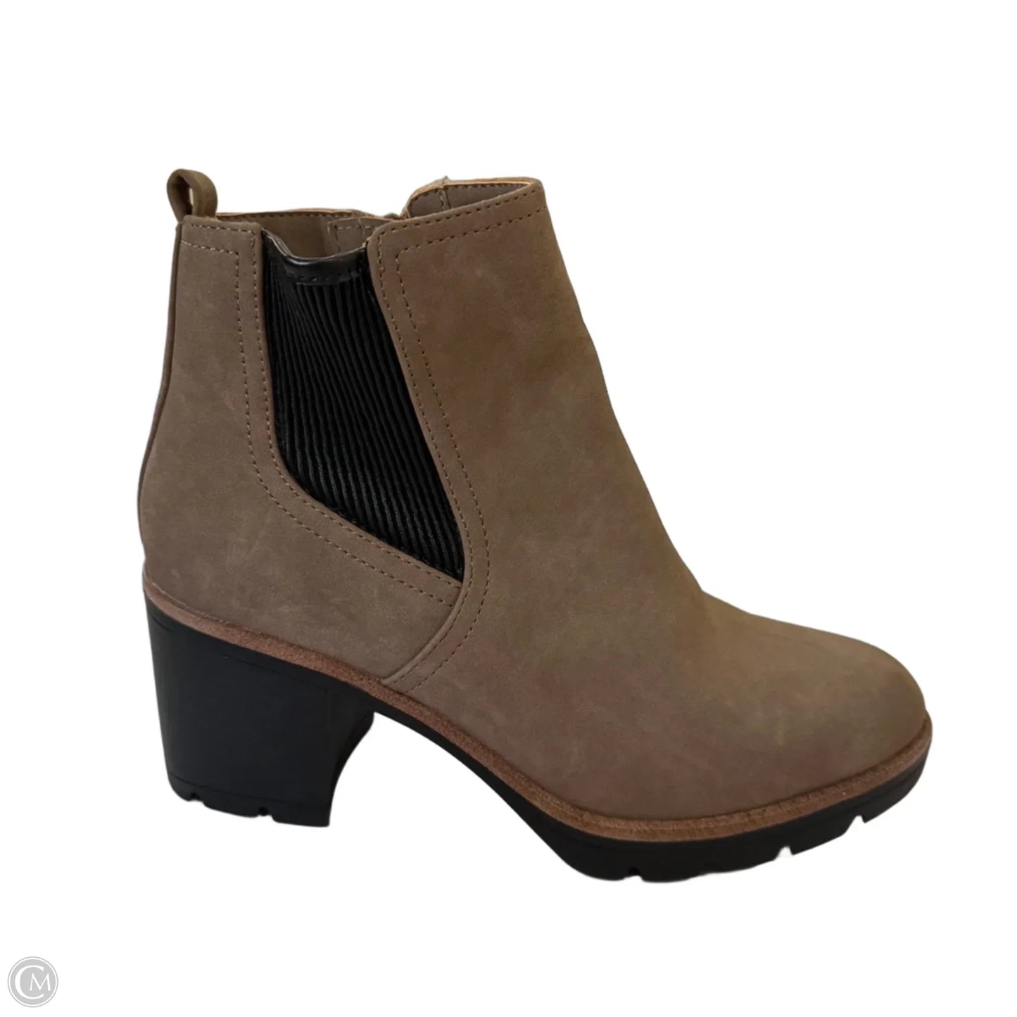 Boots Ankle Heels By Naturalizer In Brown, Size: 8.5