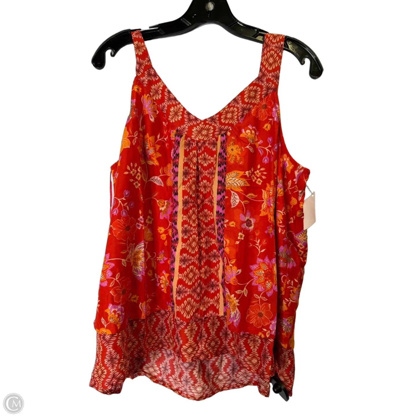 Top Sleeveless By Liverpool In Red, Size: L