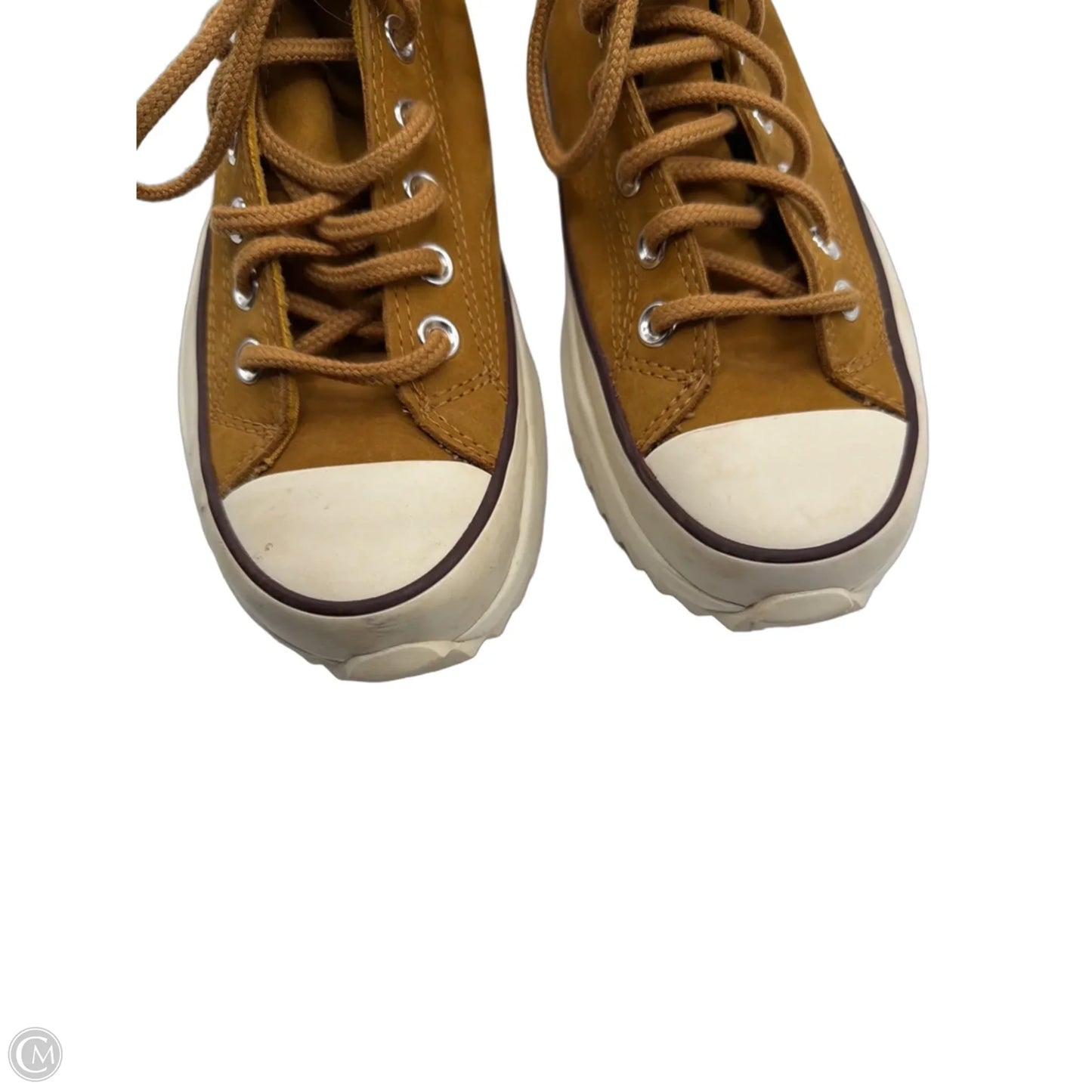 Shoes Sneakers Platform By Converse In Tan, Size: 8.5