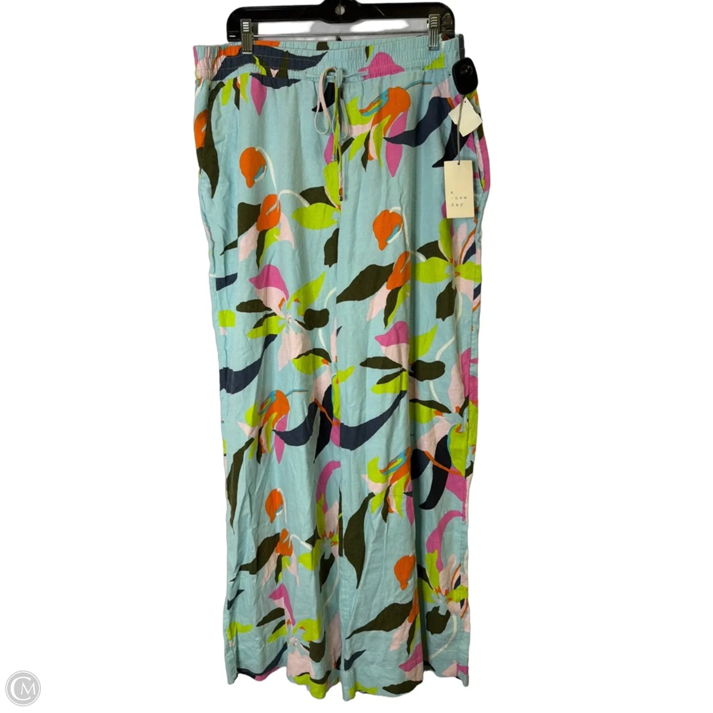 Pants Wide Leg By A New Day In Blue, Size: Xl