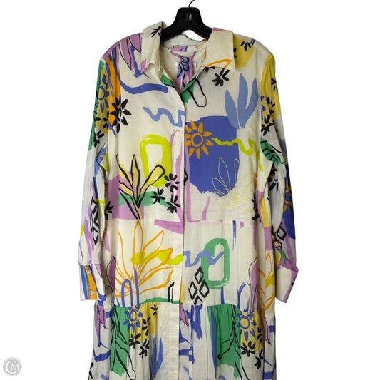 Dress Casual Midi By Chicos In Multi-colored, Size: 16